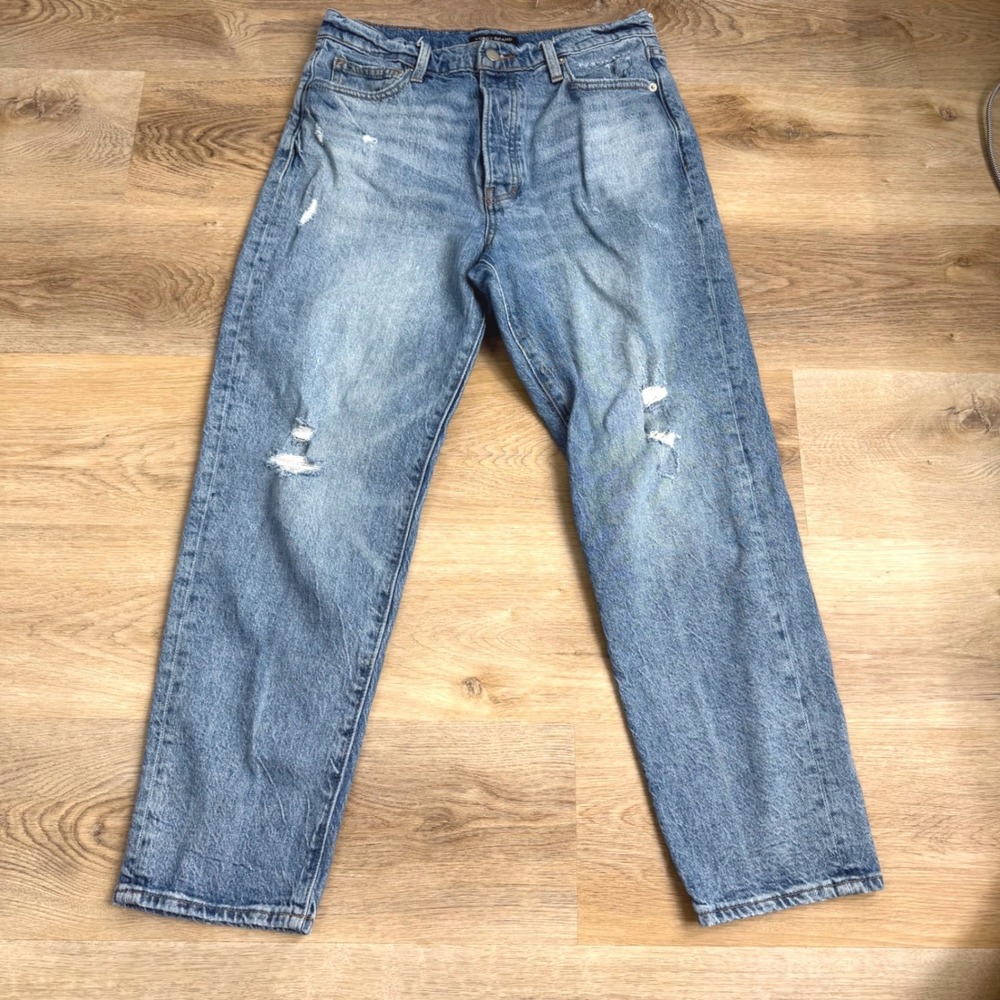 Lucky Brand Blue Drew High Rise Mom Jean Womens 10/30A